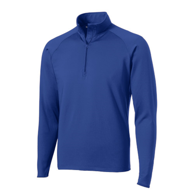 Stretch Quarter Zip - True Royal